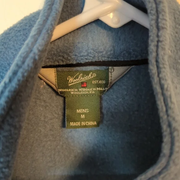 Woolrich Fleece Vest Sz M - Picture 5 of 5